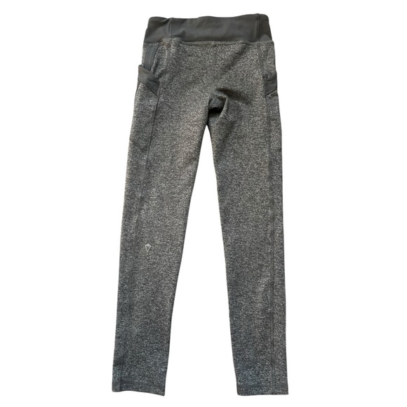 Ivivva Charcoal Gray Kids Leggings 7 - Picture 2 of 6